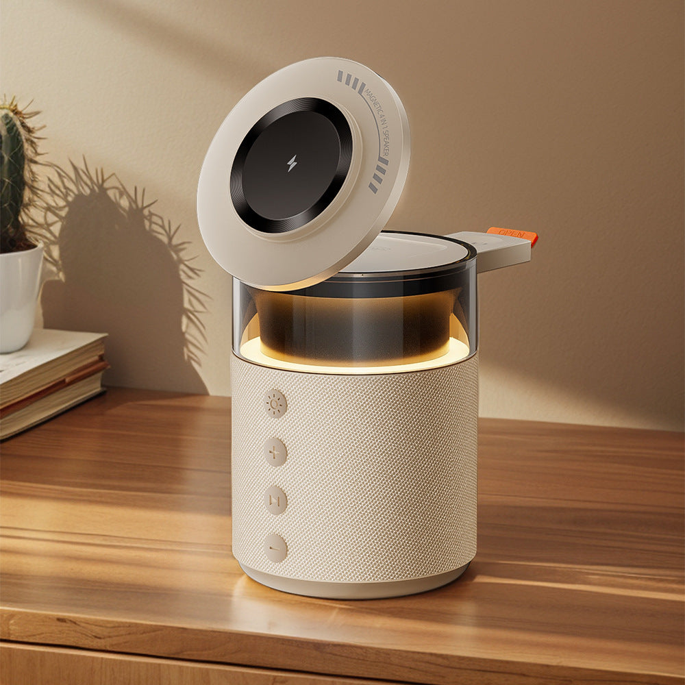 Household Desk Bluetooth Three-in-one Wireless Magnetic Charger