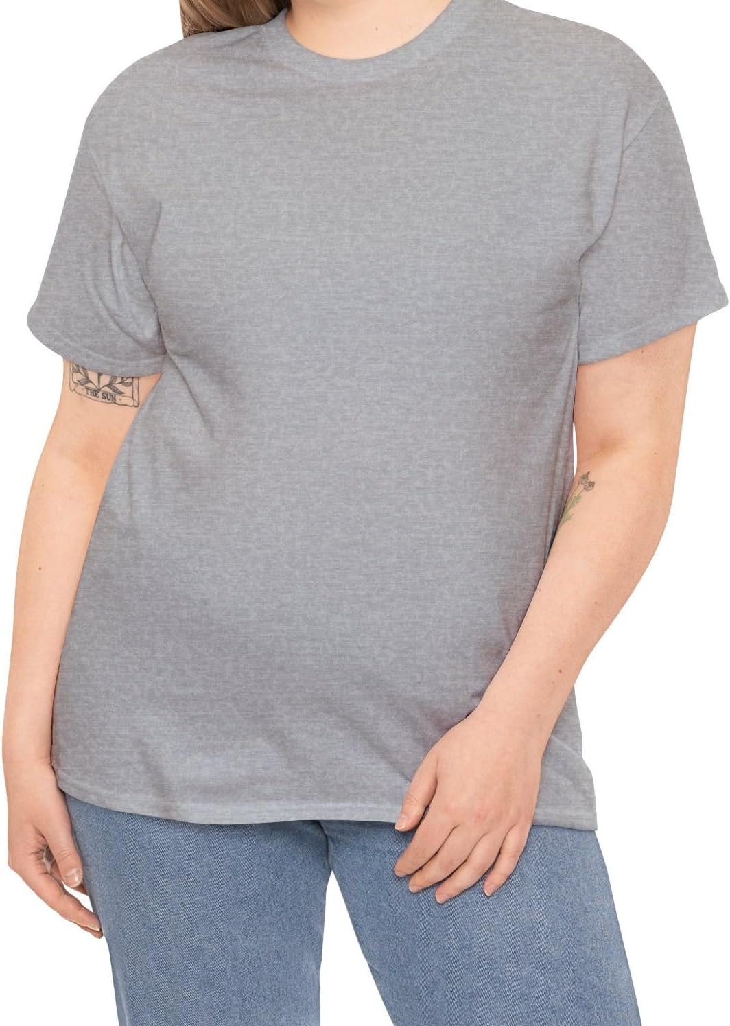 Premium Heavy Cotton T-Shirt for Men & Women | 100% Pure Cotton Tee | Durable, Soft & Classic Unisex Fit-5