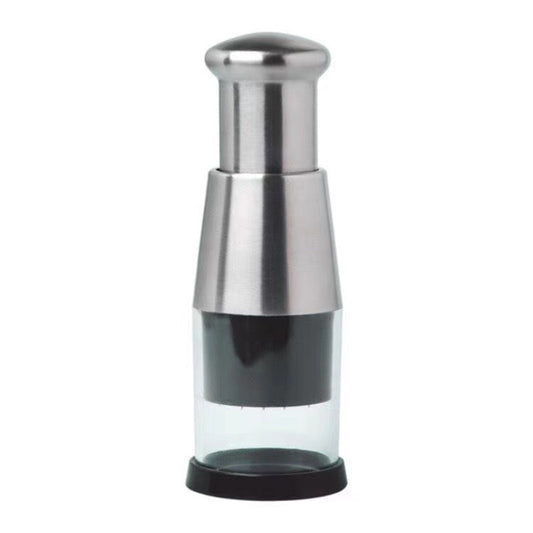 Stainless Steel Manual Kitchen Chopper (for garlic, ginger, herbs, nuts)