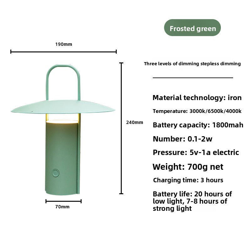 Outdoor camping charging desk lamp