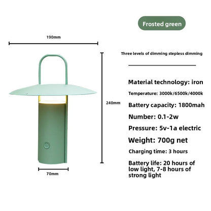 Outdoor camping charging desk lamp