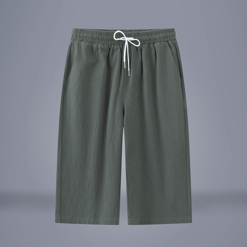 Summer Thin Linen Pants Men's Cotton And Linen Casual Pants Korean Fashion