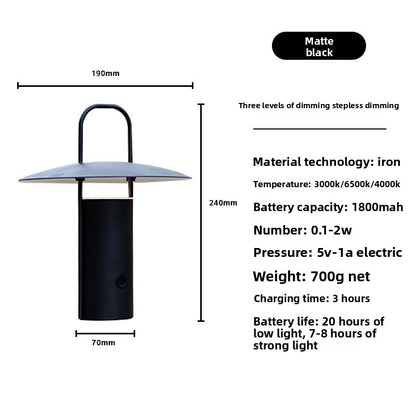 Outdoor camping charging desk lamp