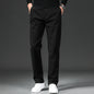Fall Slim Fit Pencil Pants Thick Twill Cotton Casual Pants