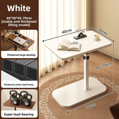 Small table, height-adjustable coffee table and storage rack