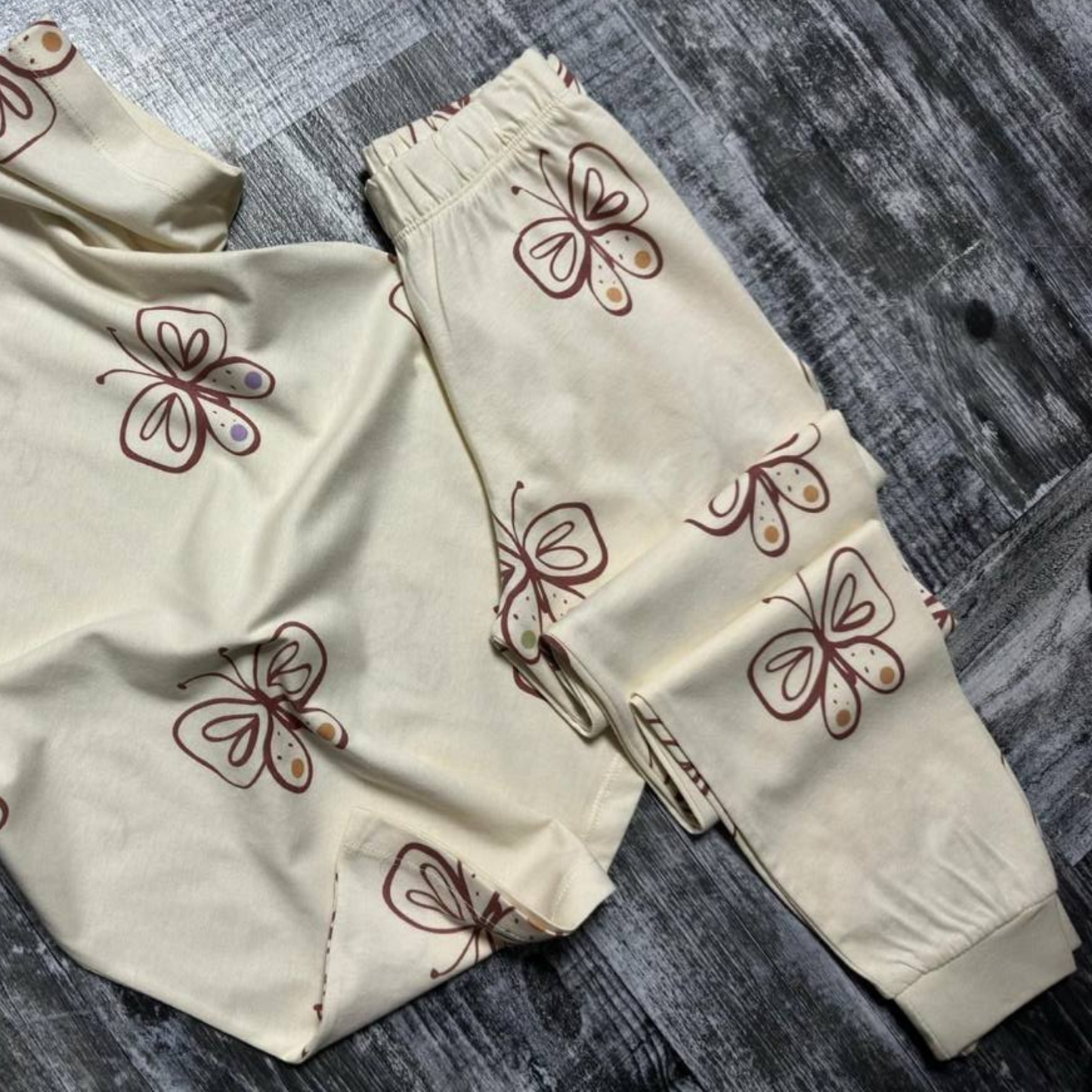 Beauty Butterfly Girls Pyjama Set-3