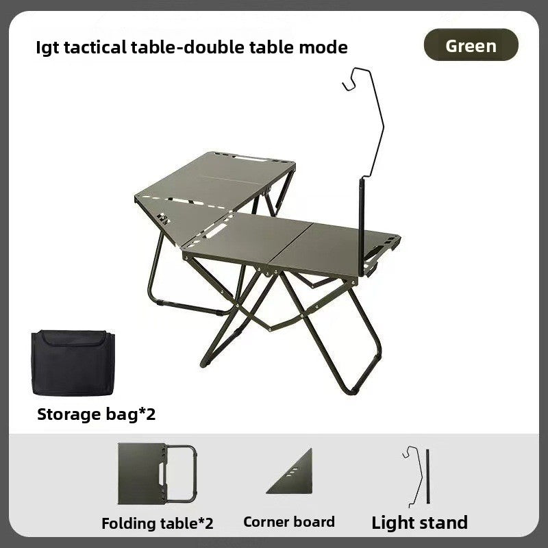 Outdoor camping, picnic, barbecue grill