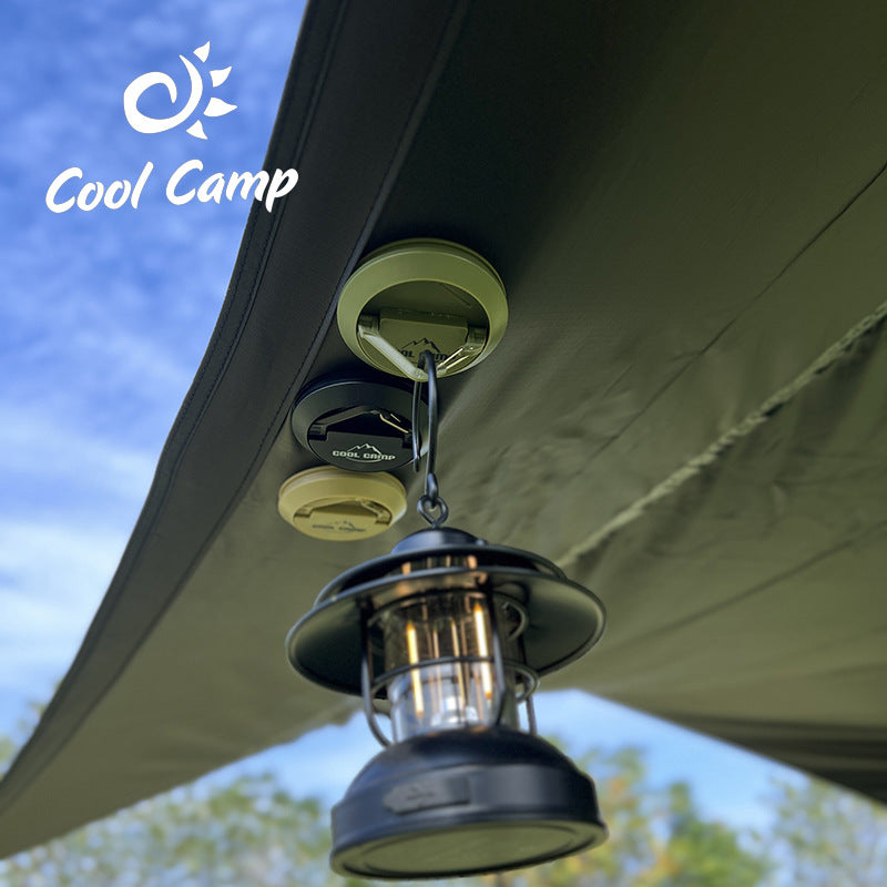 Magnetic hook tent canopy suction cup