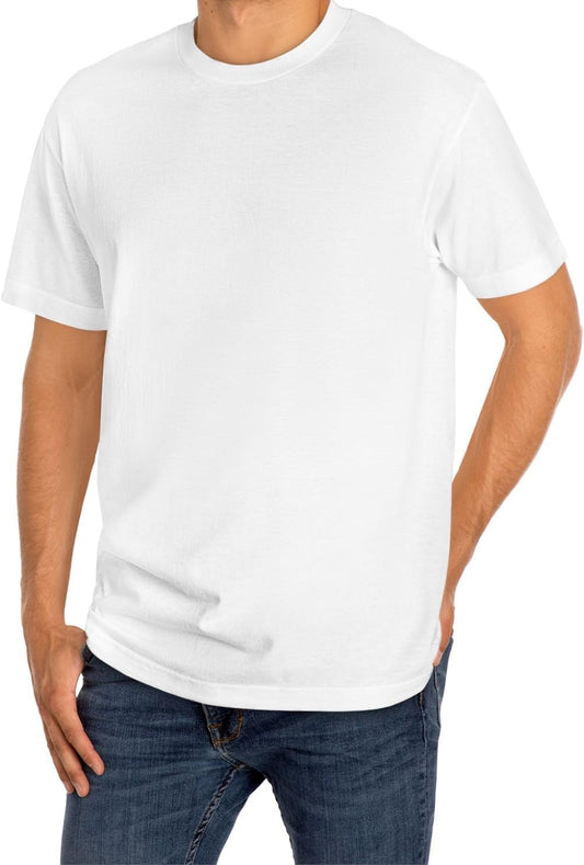 Premium Heavy Cotton T-Shirt for Men & Women | 100% Pure Cotton Tee | Durable, Soft & Classic Unisex Fit-0