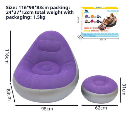 Portable Inflatable Sofa for Camping, Beach, and Indoor Use