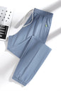 Men's And Women's Straight Ice Silk Sports Pants