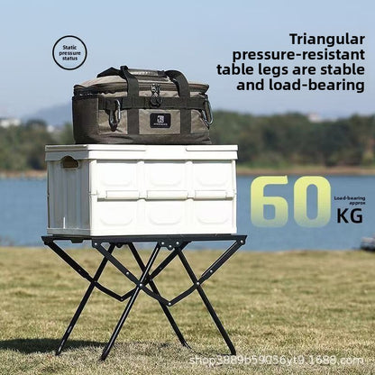 Outdoor camping, picnic, barbecue grill