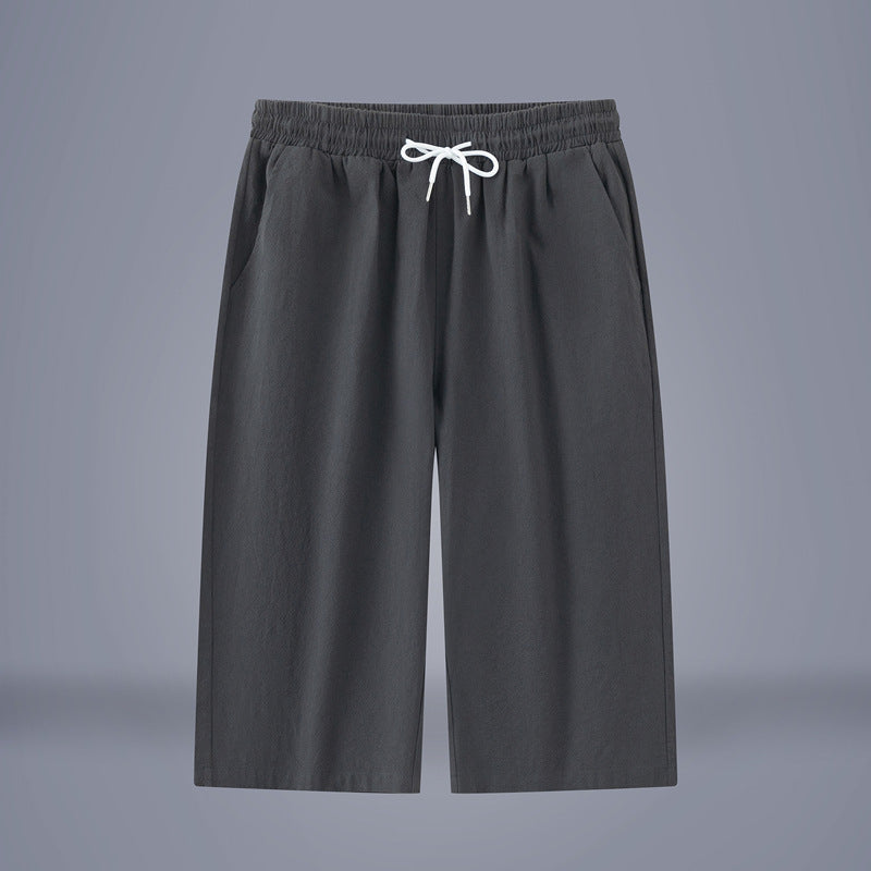 Summer Thin Linen Pants Men's Cotton And Linen Casual Pants Korean Fashion