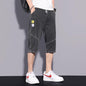 Men's seven-inch pants - trendy denim shorts