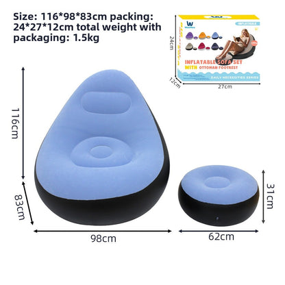 Portable Inflatable Sofa for Camping, Beach, and Indoor Use