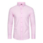 Full Elastic Force Non-ironing Men's Long-sleeved Shirt