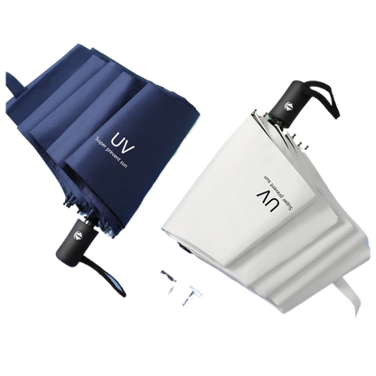 Uv Vinyl Sun Protection Parasol, Rain or Shine Umbrella