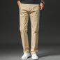Fall Slim Fit Pencil Pants Thick Twill Cotton Casual Pants