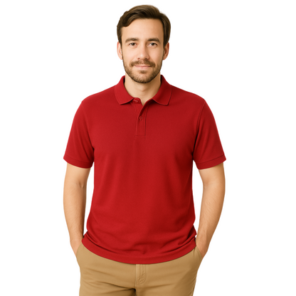Polo T-Shirt for Men and Women Unisex – 240 GSM Honeycomb Cotton | Ideal for Daily Wear, Officewear, Workwear & Outdoor-5