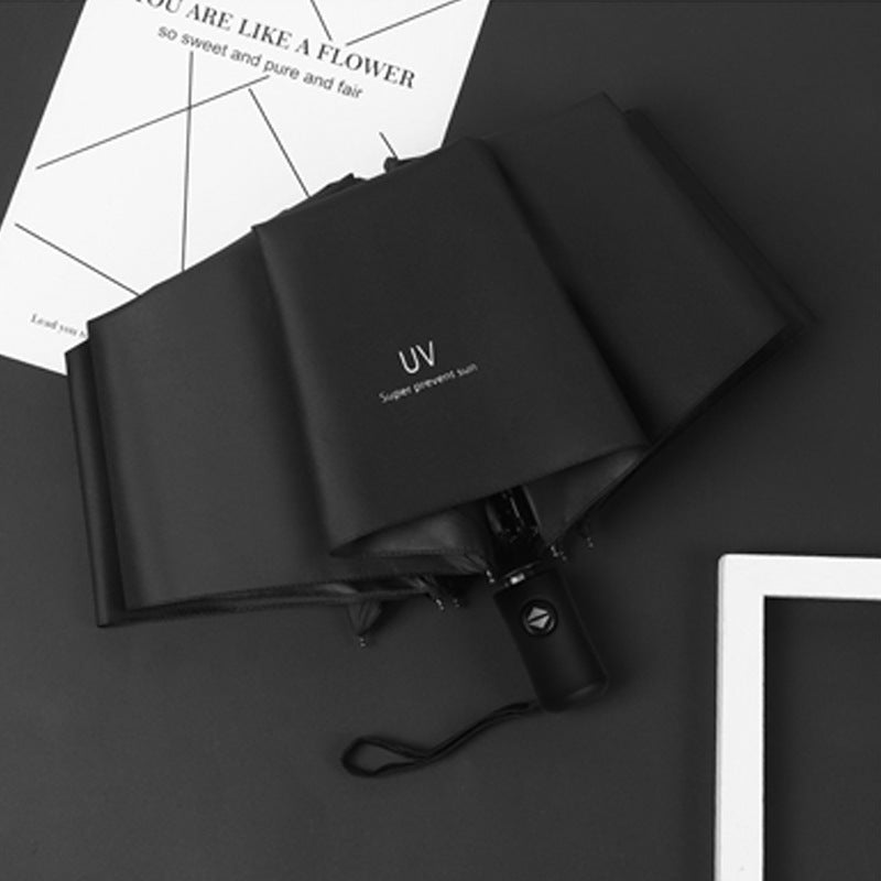 Uv Vinyl Sun Protection Parasol, Rain or Shine Umbrella