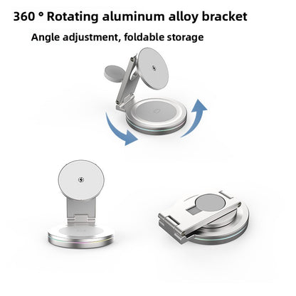 Three-in-one magnetic wireless charger