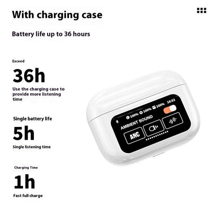 Bluetooth Headset Smart Color Screen Multi-function Long Battery Life