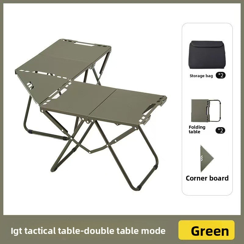 Outdoor camping, picnic, barbecue grill