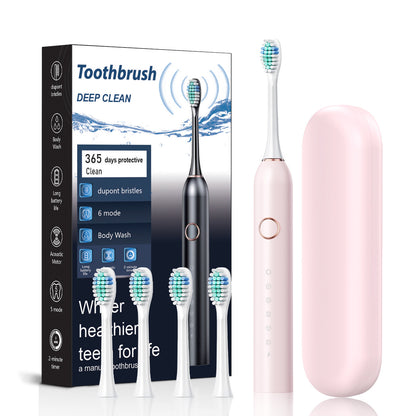 Rechargeable 6-Speed Electric Toothbrush