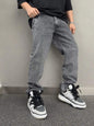 JEANS loose wide leg straight pants men