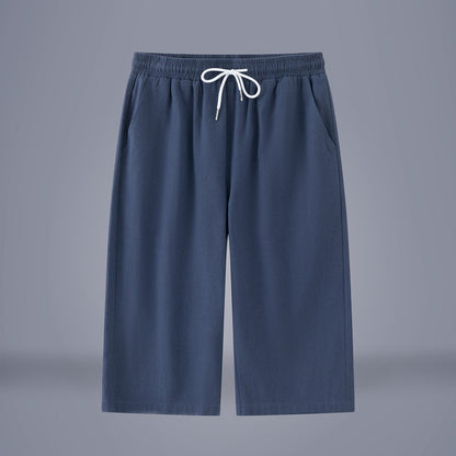 Summer Thin Linen Pants Men's Cotton And Linen Casual Pants Korean Fashion