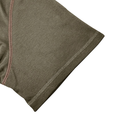 Fashion Short-sleeved Polo Shirt Summer Button V-neck T-shirt Tops