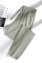 Men's And Women's Straight Ice Silk Sports Pants