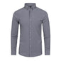 Full Elastic Force Non-ironing Men's Long-sleeved Shirt