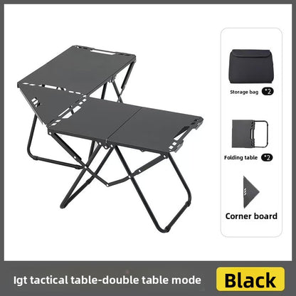 Outdoor camping, picnic, barbecue grill