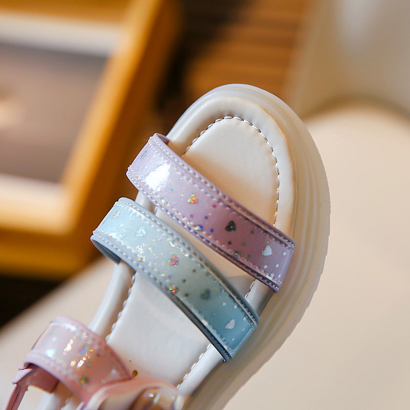 Summer Girls Casual Soft Bottom Breathable Fashion Beach Princess Shoes