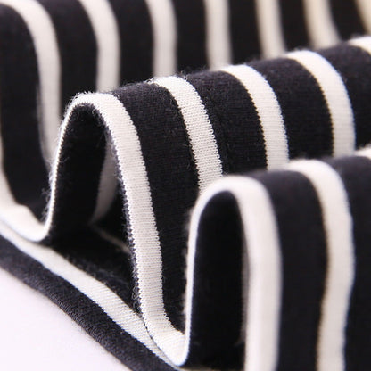 Baby Boy Striped Pattern Smiley Print Thin Style Round Neck T-Shirt